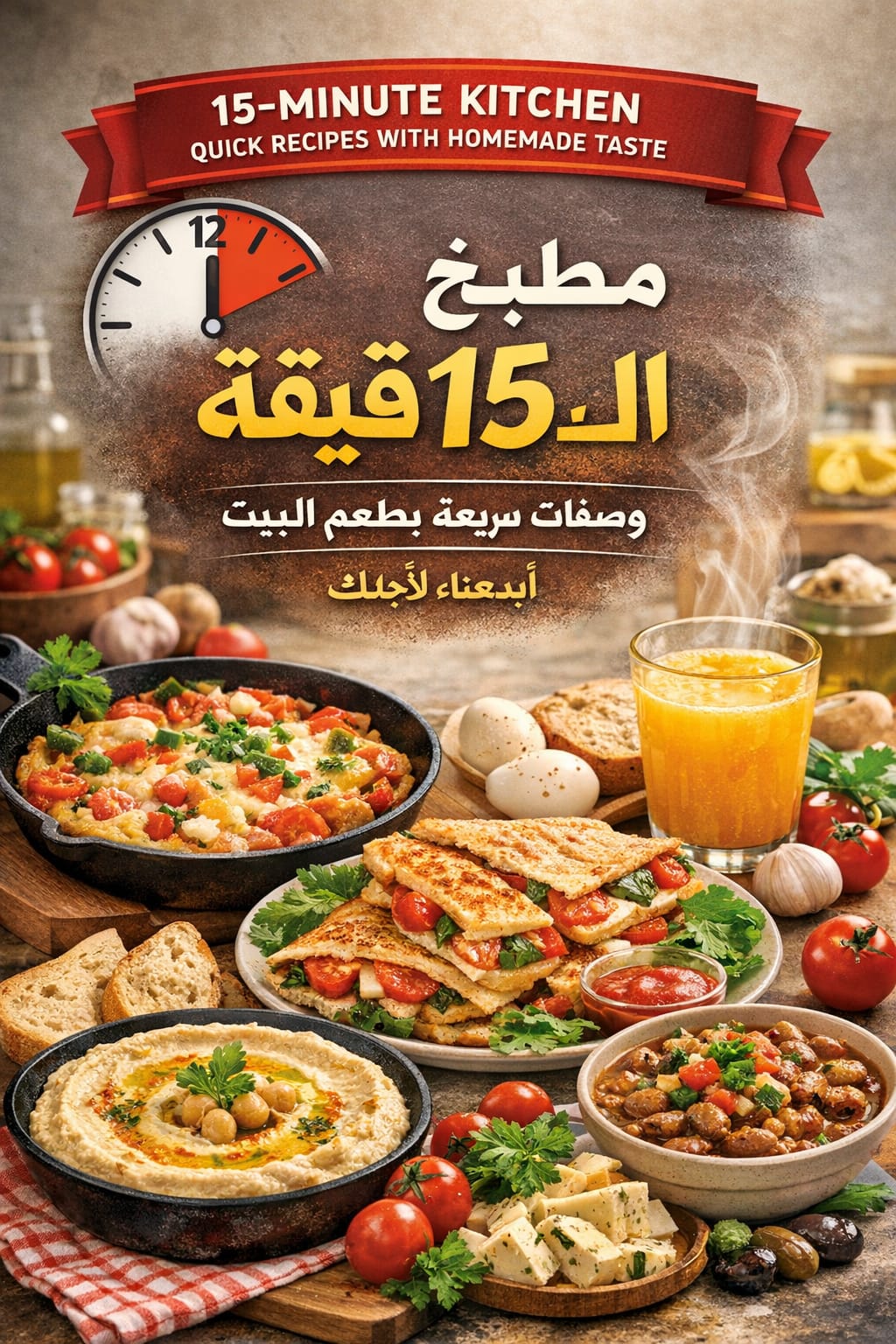 كتاب مطبخ الـ 15 دقيقة