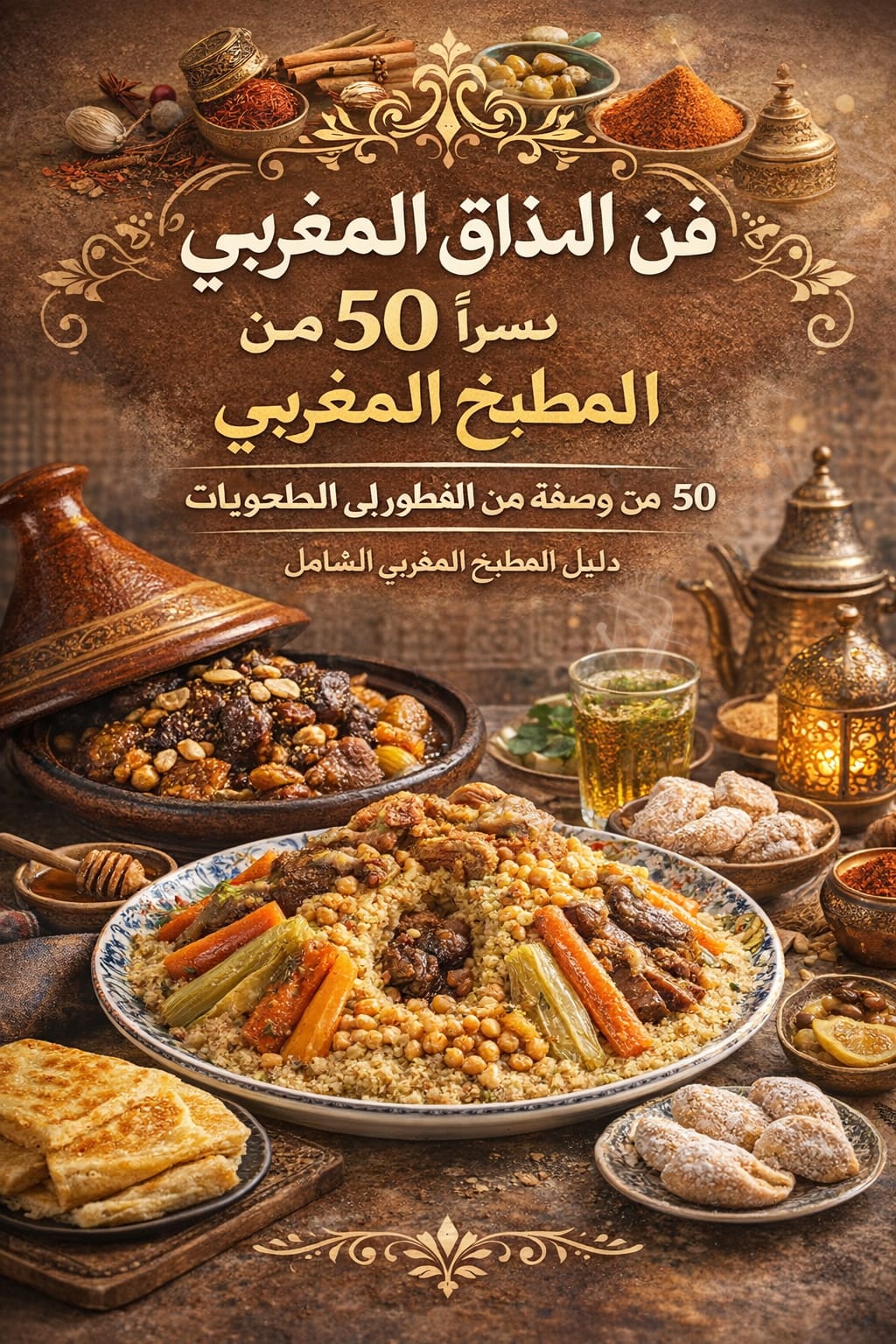 كتاب فن المذاق المغربي – 50 سراً من المطبخ المغربي