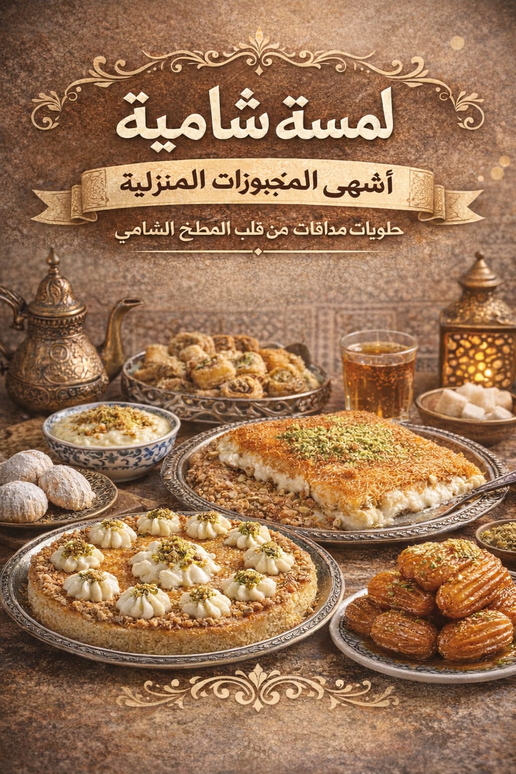 كتاب حلويات لمسة شامية